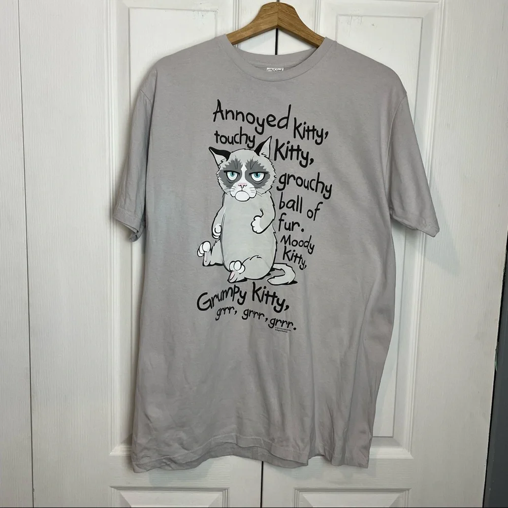 BUY 2 GET 3rd FREE Grumpy Cat, Soft Kitty t-shirt size XL - Picture 3 of 6